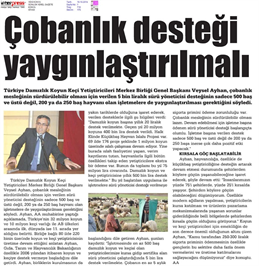 Türkiye Koyun Keçi Yetiştiricileri Merkez Birliği (TÜDKİYEB) Genel Başkanı Nihat Çelik, Çanakkale Koyun Keçi Yetiştiricileri Birliği Başkanı Doç. Dr. A.