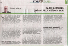 Türkiye Koyun Keçi Yetiştiricileri Merkez Birliği (TÜDKİYEB) Genel Başkanı Nihat Çelik, “ Kırsalda Bereket, Hayvancılığa Destek” Projesi ile ilgili Sanayi Gazetesinden Ceylan Köseoğlu’nun sorularını cevaplayarak konu ile ilgili çeşitli değerlendirmelerde bulundu. Kırsalda Bereket, Hayvancılığa Destek Projesi’ni nasıl değerlendiriyorsunuz? Bu proje, Türkiye'nin hayvancılık sektörü için ne gibi fırsatlar sunuyor?